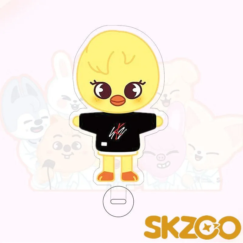 كارتون الضالة للأطفال بنفس النمط SKZoo لوحة شفافة من الأكريليك على شكل نجمة محيطة بنفسك