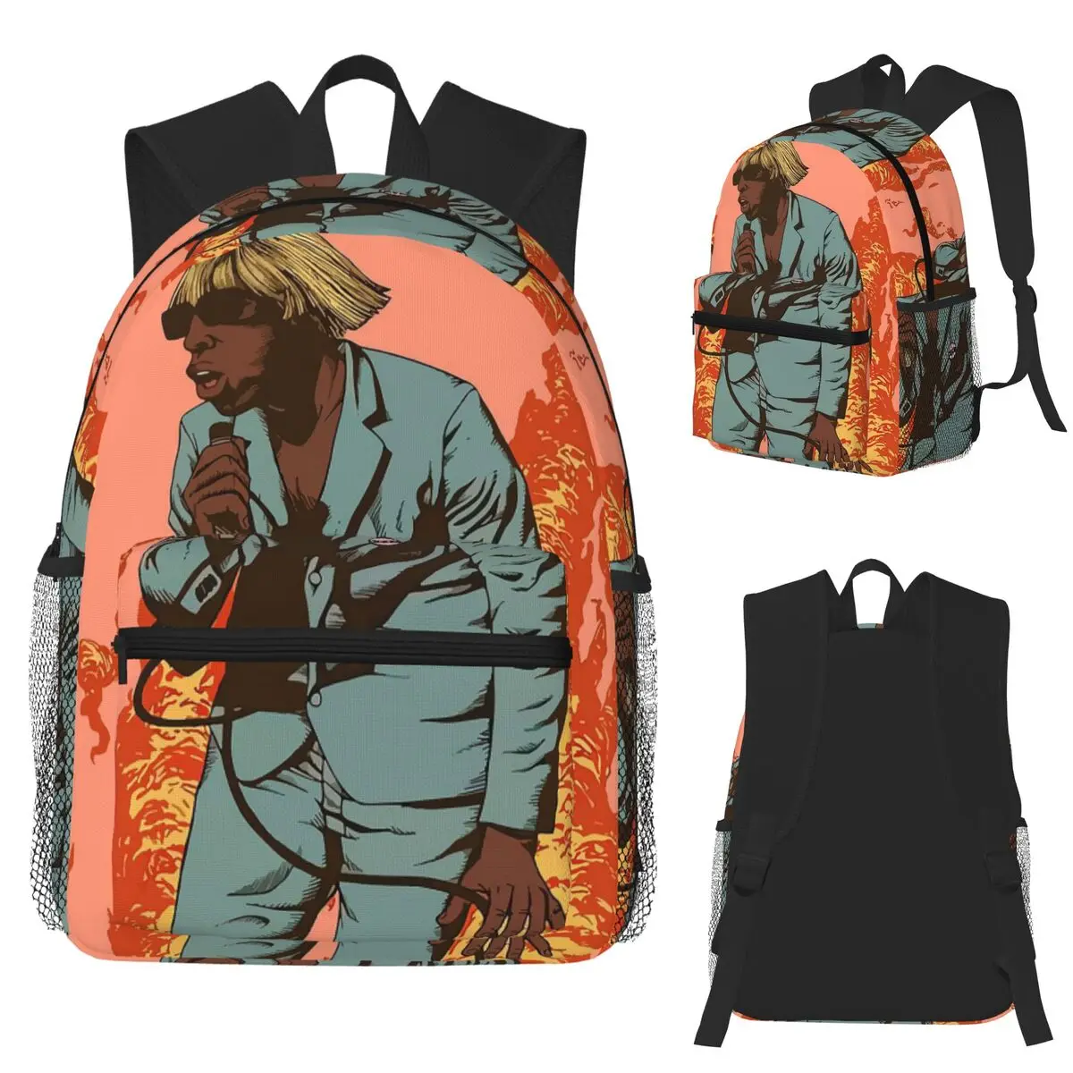 

Igor Tyler The Creator Student Backpack School Bag Hiking Travel Daypack for Men Women Fashion Bookbag Shoulder Bags