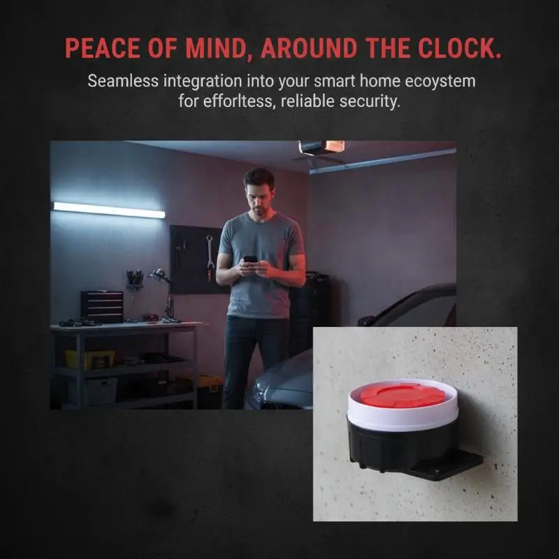 Super Loud Buzzer Alarm Horn 125dB 5-30V High Decibel Police Siren for Garage Parking Security Alert