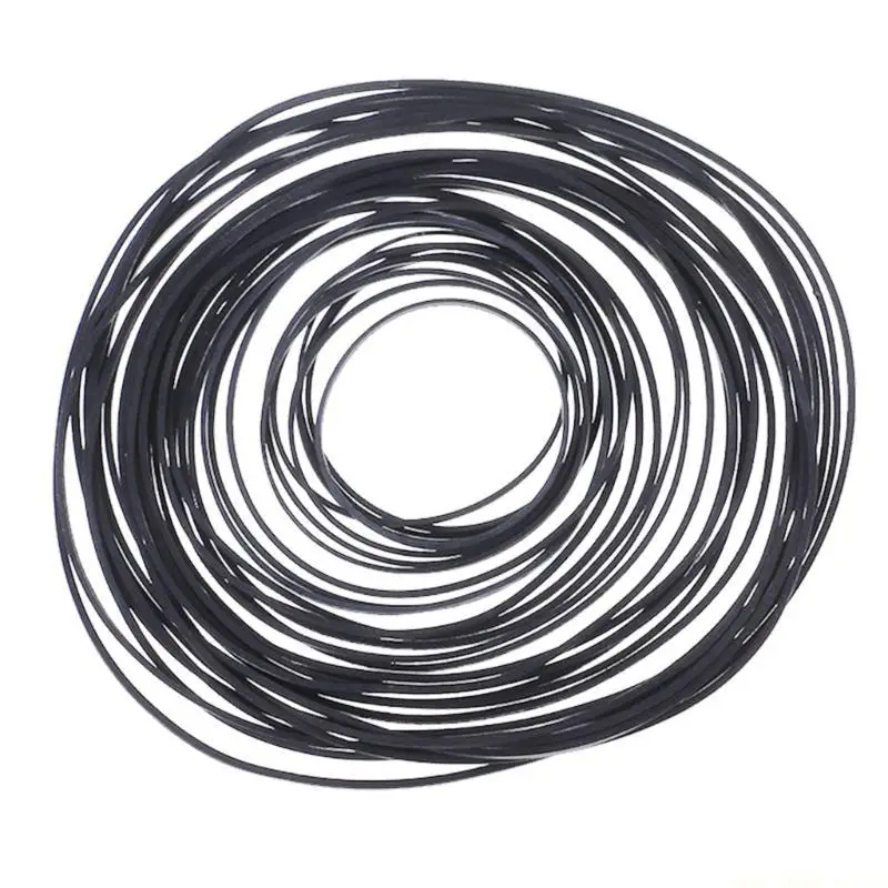 F62C 1 Set 1mm Cassette Tape Machine Belts 40-135mm Fold Length for DVD Recorders