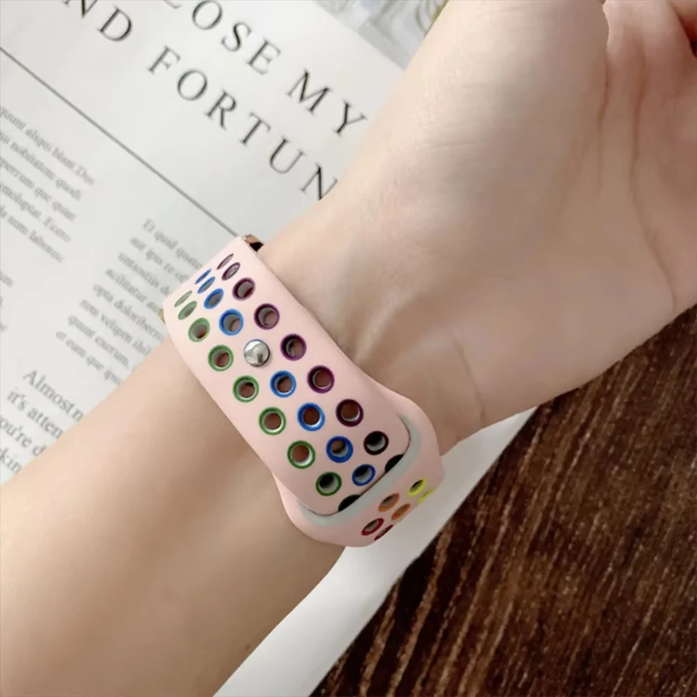 Tali Kebanggaan untuk Amazfit GTS 4-3-2e Mini/GTR 4-3-Pro-2 47Mm/GTR 2e/Stratos 2/3 20Mm/22Mm Gelang Jam Tangan Olahraga Bip-U-S-lite