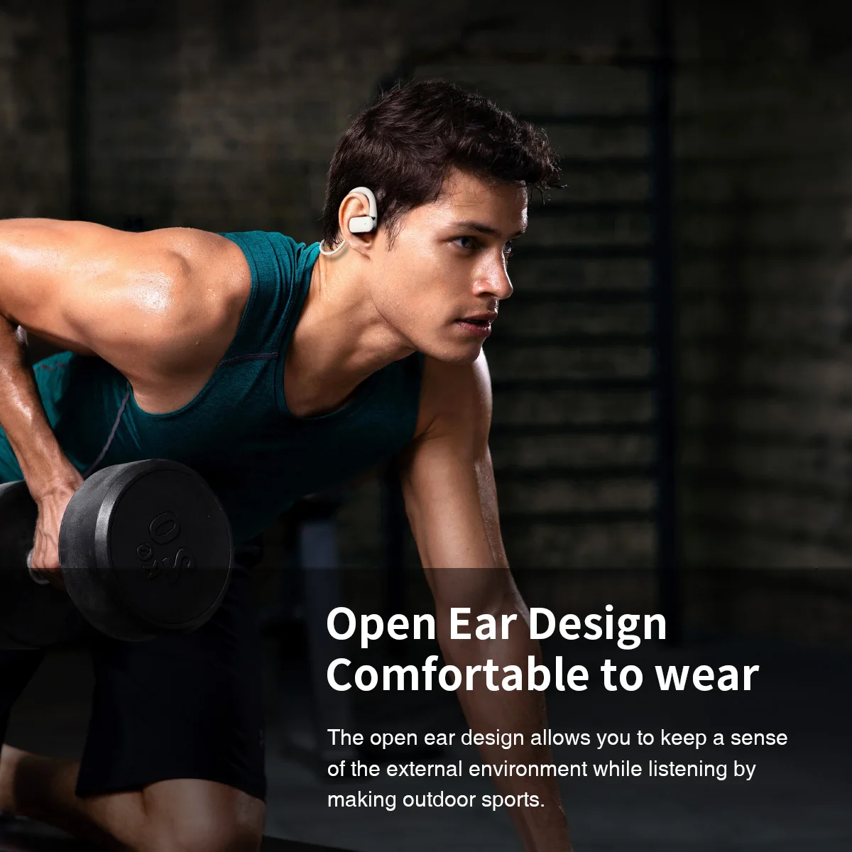 HM-50 العظام التوصيل سماعة لاسلكية تعمل بالبلوتوث سماعات الرياضة TWS بلوتوث سماعة رأس بشريط حول ياقة الملابس سماعات يدوية مع م