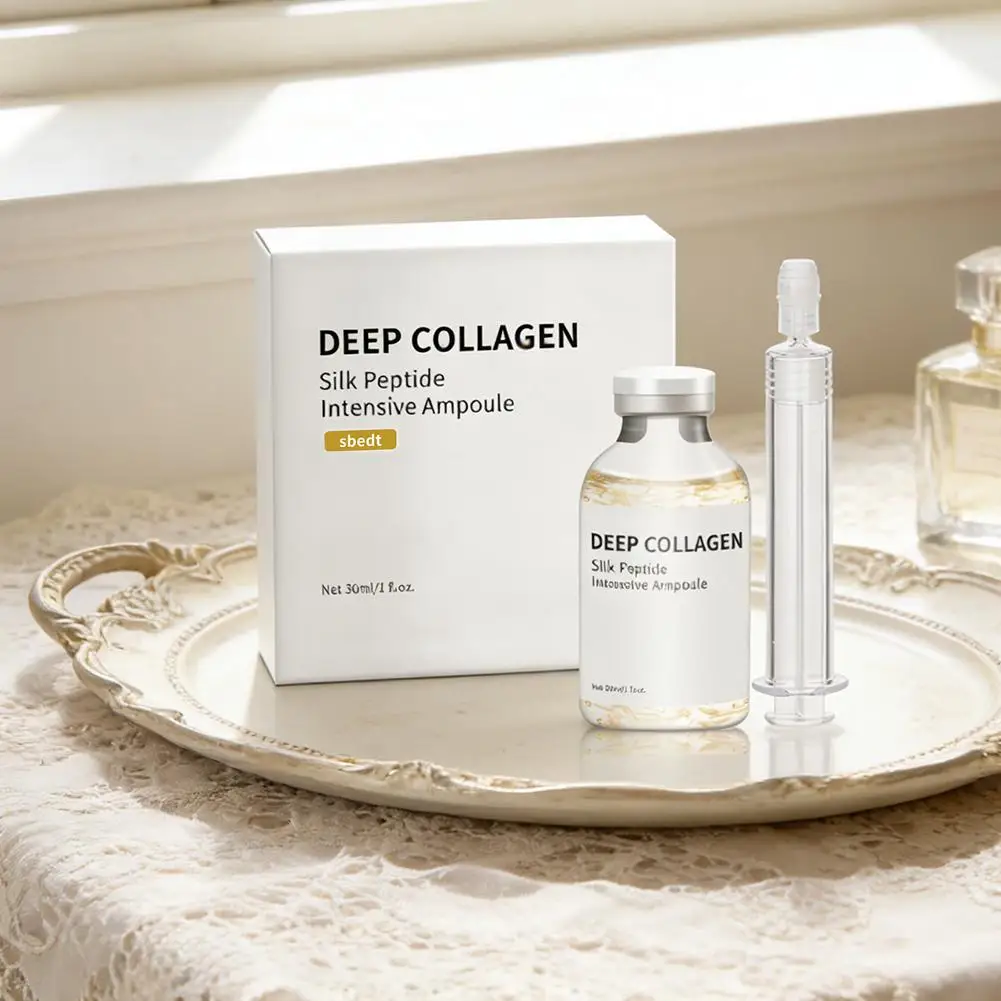 

Интенсивная сыворотка-ампула с коллагеном и пептидами шелка DEEP COLLAGEN для восстановления коллагена, против старения, улучшения состояния кожи и уменьшения морщин.