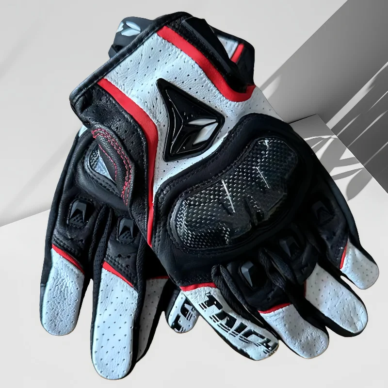 Herren-Motorradhandschuhe aus echtem Leder, RST390 391, Motocross-Rennhandschuhe, vier Jahreszeiten, Touchscreen, kompatibel mit Moto Guantes – Detail 5