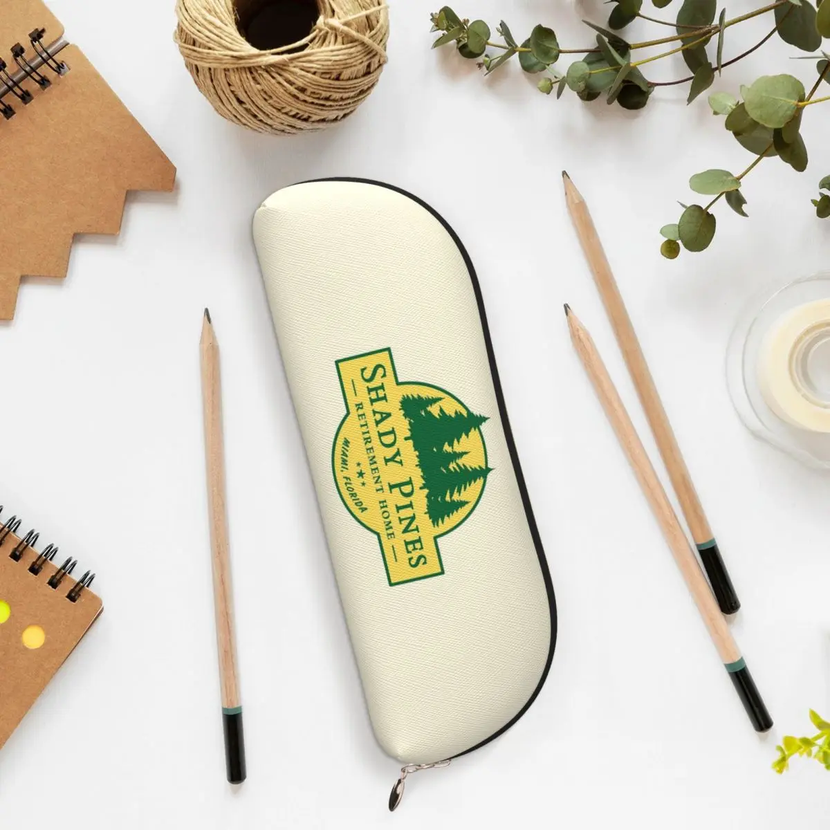 Shady Pines التقاعد المنزل الذهبي الفتيات مقلمة قلم رصاص الحقيبة تخزين لوازم مكتبية صندوق القلم حقيبة أقلام رصاص صبي فتاة