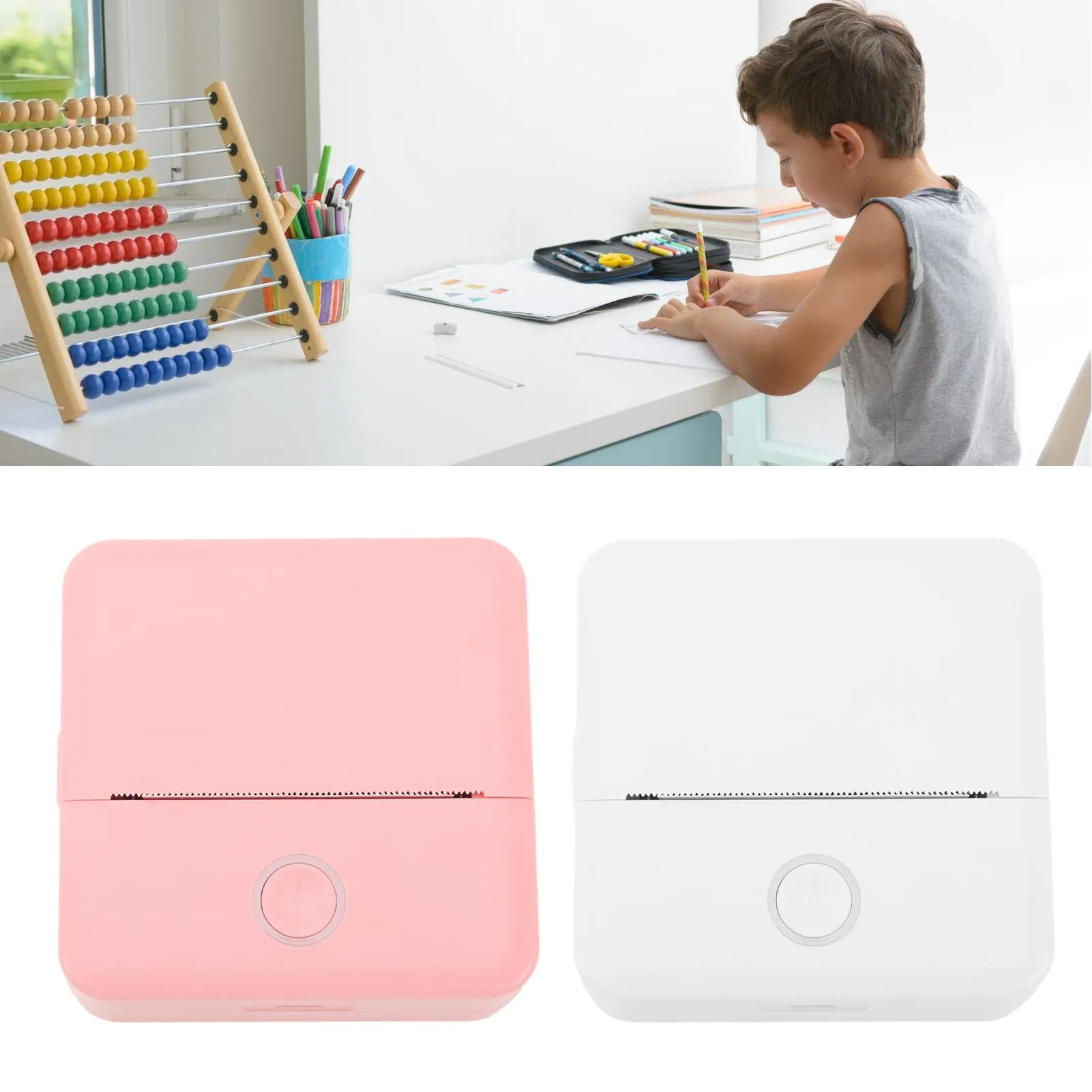 Printer Termal Portabel X33 Tanpa Tinta, Printer Saku dengan Aplikasi untuk Gambar, Foto Bergaya Retro, Struk, Catatan, Daftar, Label, Memo, QR