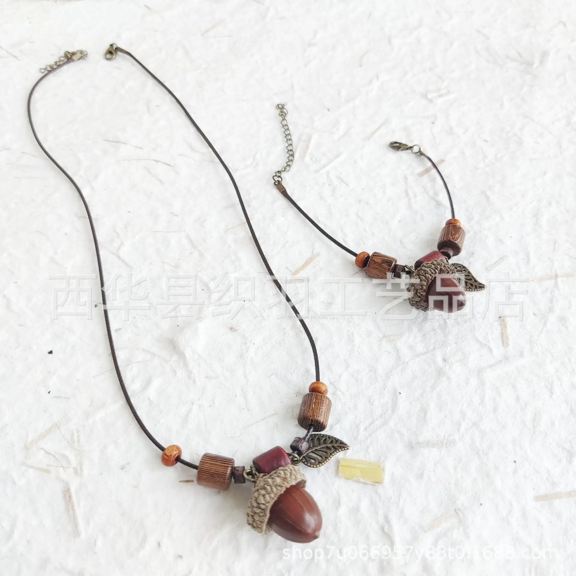 

Ethnic style retro bracelet market stall decoration creative plant dried fruit artistic personality accessories
