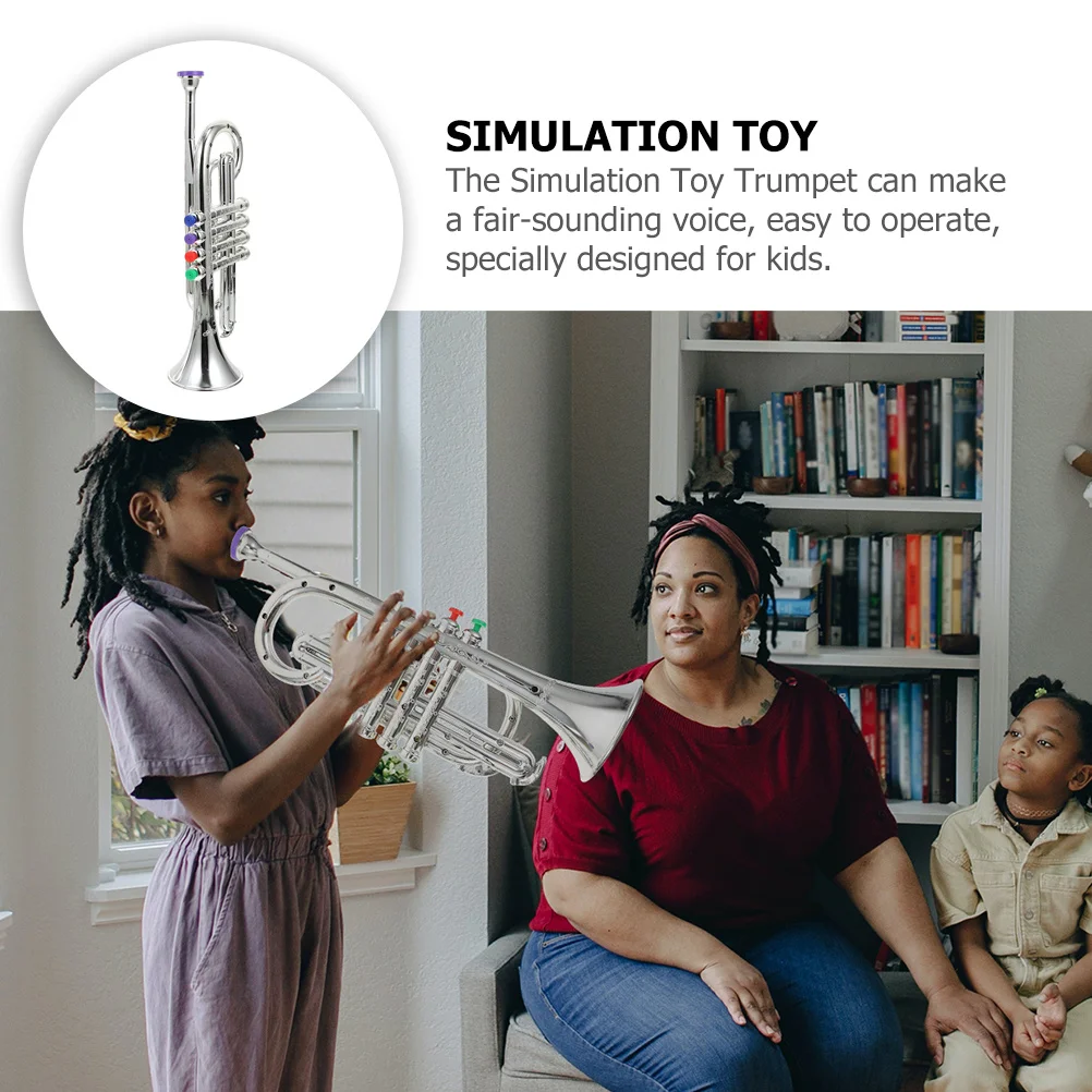 Trompette pour enfants à quatre notes, Instrument de musique pour tout-petits, jeu éducatif créatif, activité musicale amusante