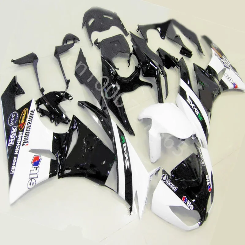 New ABS Injection Fairing Kits For Kawasaki NINJA ZX-6R 09-12 2009 2010 2011 2012 ZX6R 09 10 11 12 white black Motobike Fairing