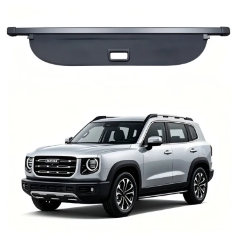 Cargo Cover Trunk Privacy Shade Rear Security Partition Anti-Theft Shield Retractable Organizer for Haval First Generation Dago