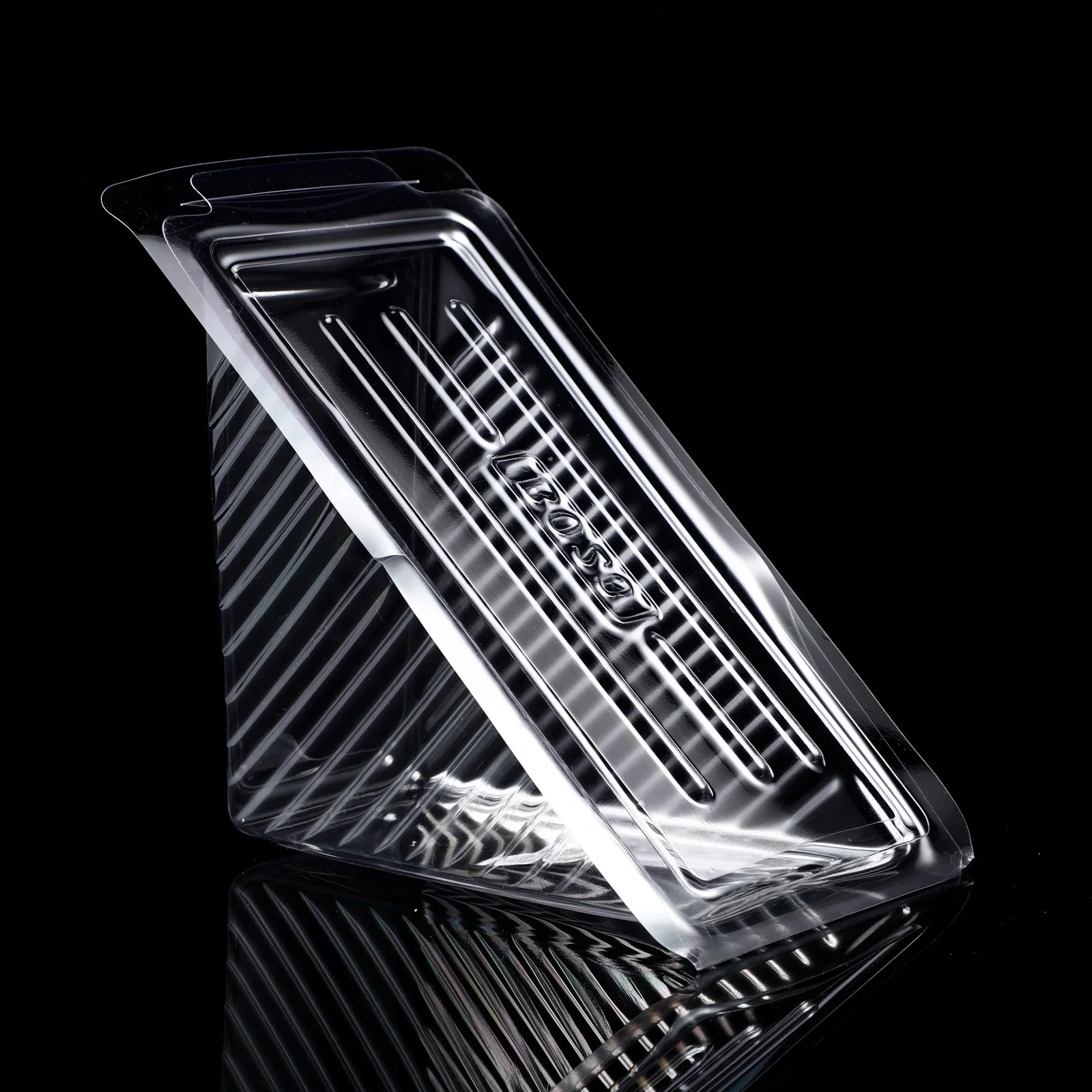 

50Pcs Clear Plastic Sandwich Box Set Triangle Mousse Cake Containers for Special Occasions Baking Party Sandwich Packing Box