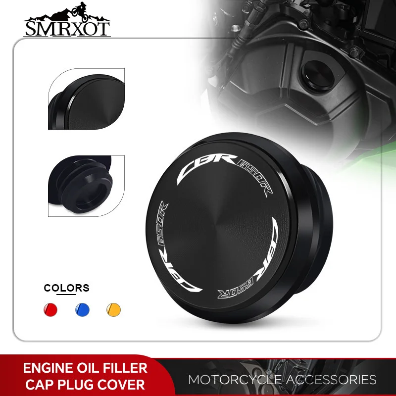 

NEW Engine Oil Cap For CBR650R CBR650F CB650R CB650F 2013-2024 2025 Motorcycle CNC Oil Cap Bolt Protection Cover Screw