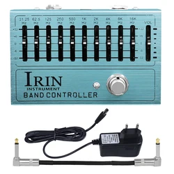 IRIN AN-40 Electric Guitar Effects Pedal Controller Equalizer 10 Band Pedal Effect EQ Pedals Guitar Accessories 31.25Hz to 16kHz