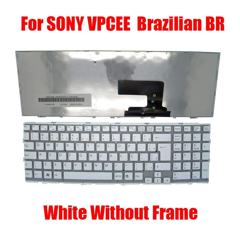 New AR BR Laptop Keyboard For SONY VPCEE VPC-EE V116646AB 148915591 AENE7600010 V116646B V116646 Arabia Brazilian