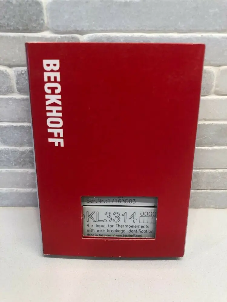 

New In Box BECKHOFF KL3314 4-channel Thermocouple Input Terminal