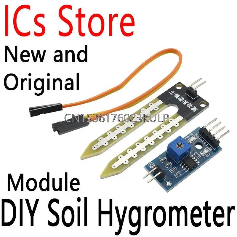 2Set Soil Moisture Hygrometer Detection Humidity Sensor Module For Arduino Development Board DIY Soil Hygrometer Module