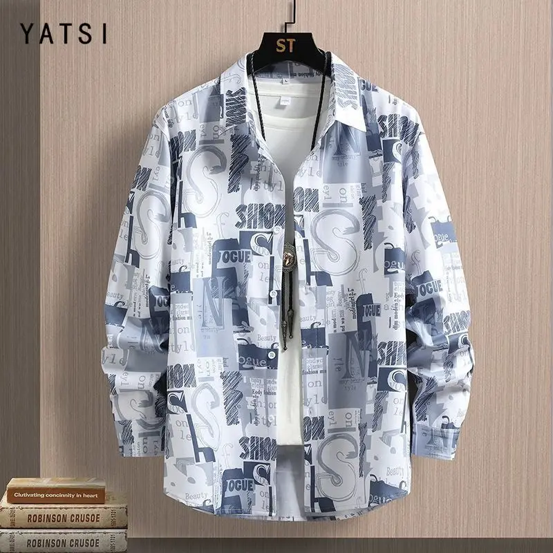 Men's Long Sleeve Shirt New Trendy Brand Pi Shuai Lining Clothes Thin Casual Coat Trendy