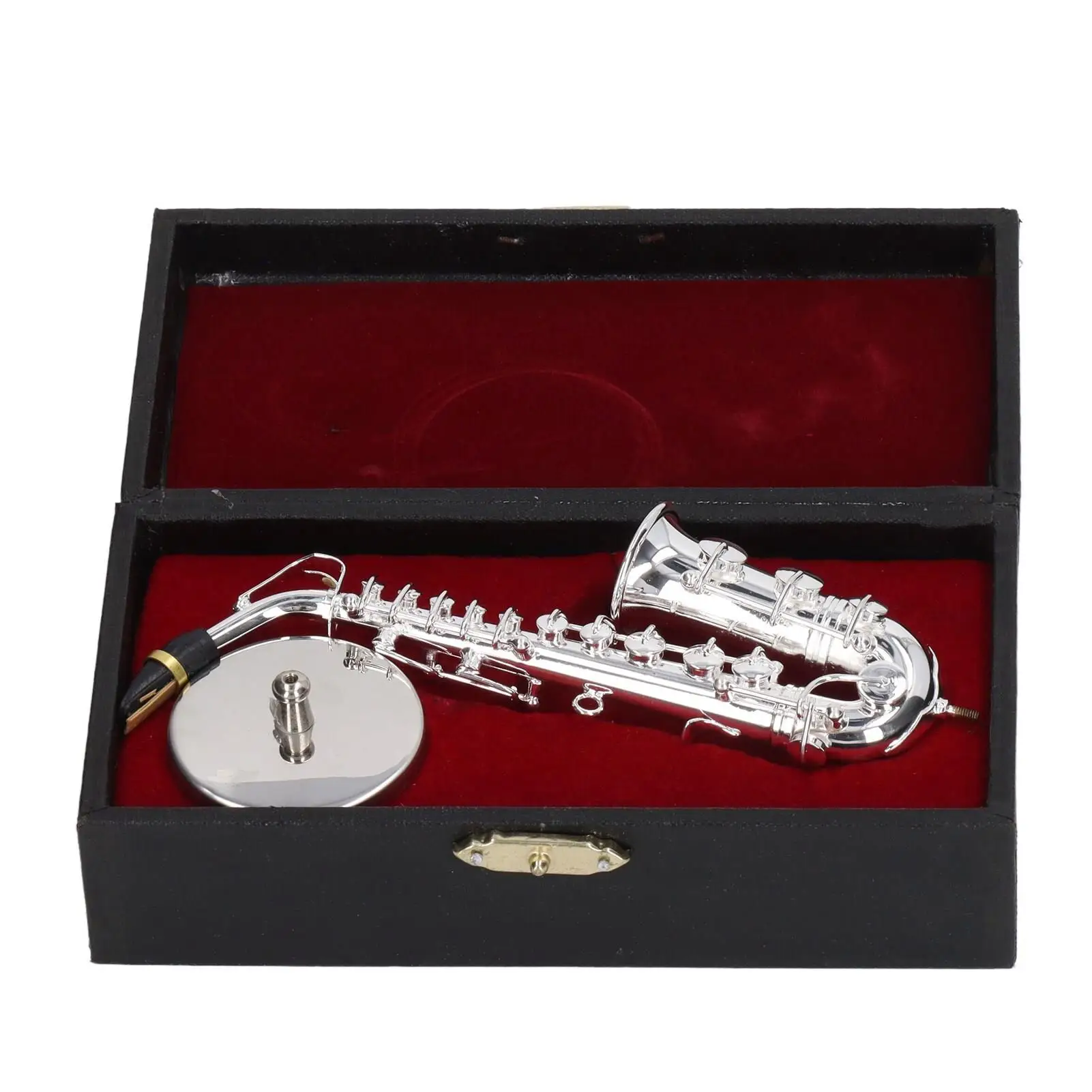 Saxophone Ornament with Box - Exquisite for desktop Gift Model for Music Lovers