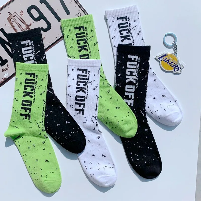 Trendy Mid Crew Socks Fashion Sports Sock Casual Streetwear accessories Breathable