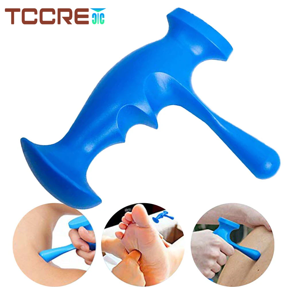 

Portable Multifunctional T-shaped Point Massager Manual Thumb Massage Physiotherapy Small Tools Full Body Deep Tissue Trigger