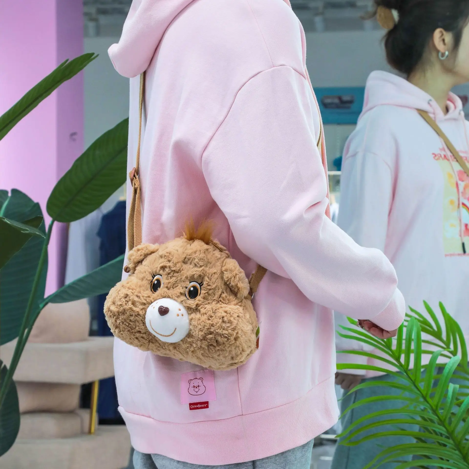 

Cute Care Bears Plush Kawaii Cartoon Bear Head for Kids Girls Teens Soft Fluffy Gifts