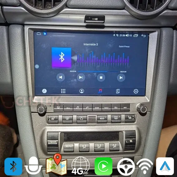 CHSTEK Car Android Radio For Porsche Cayman 911 987 Boxster 997 4G GPS WIFI Wireless Carplay Navigation Bluetooth Upgrade Models