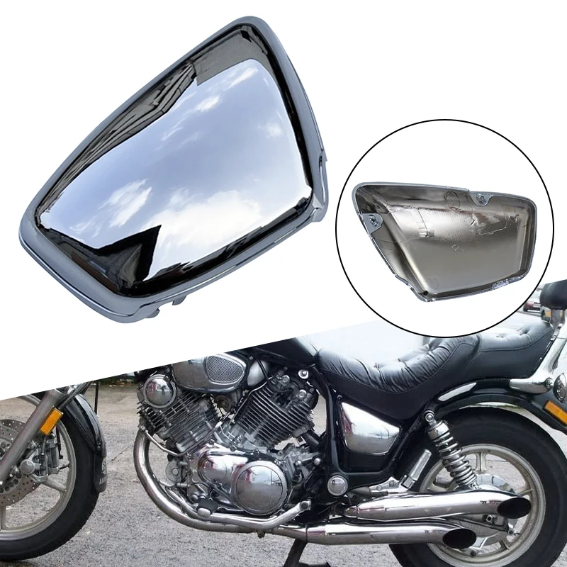 Side Battery Covers Motorcycle For Yamaha XV700 XV 750 1000 1100 Virago 1984-Up Motor Accessories Left Right Fairing Protector