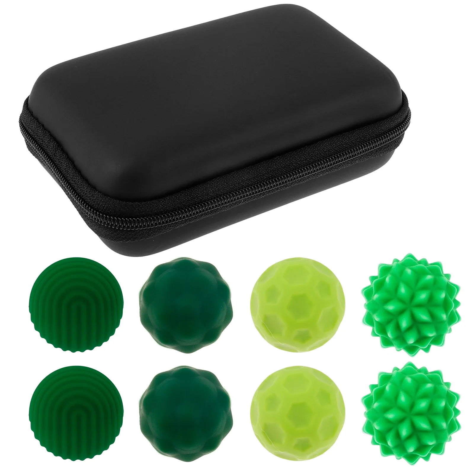 

Набор из 8 силиконовых магнитных сенсорных мячей разных стилей: компактные, легко моющиеся, для взрослых, дома, офиса и путешествий