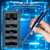 Miniware TS101 Smart Soldering Iron Pen OLED Programmable for Phone PC Repair USB-C Power Delivery 90W Portable Tool TS 101