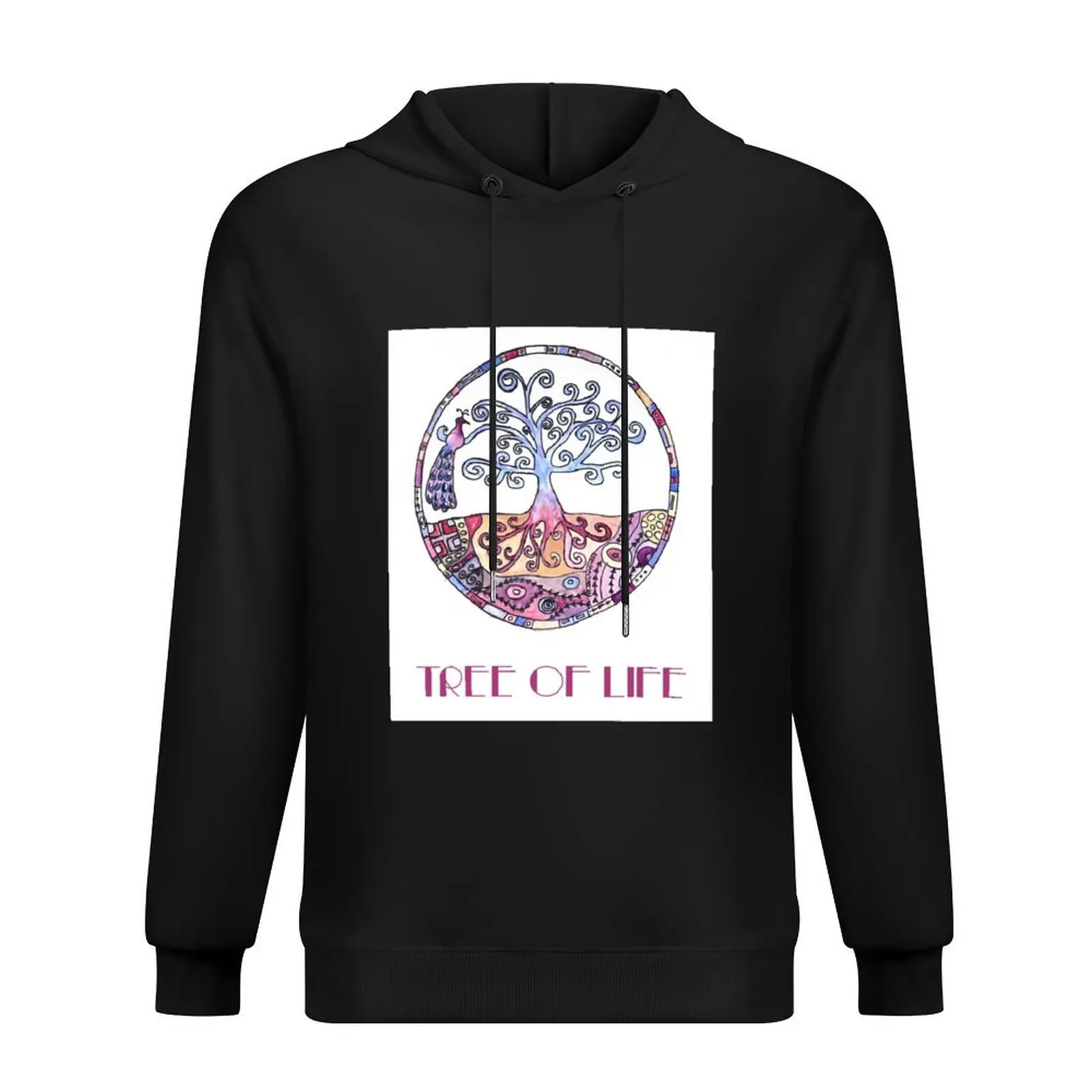 Baum des Lebens -Retro Poster Mandala Hoodie Kleidung für Männer Anime Kleidung Herbst neue Produkte Herrenkleidung übergroßer Hoodie