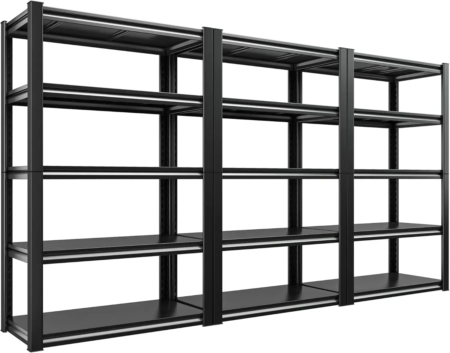 

Raybee 3 Pack Storage Shelves for Garage Shelving Metal Garage Shelves Rack for Warehouse Pantry Kitchen, 72" H x 31.5" W x 16.5