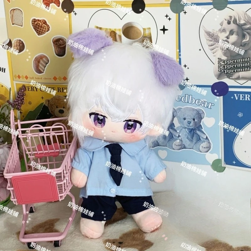 20cm Anime Role Attributes Sei Kawaii Cosplay Bawełniana Lalka Ciało z Szkieletem DIY Zmiana Strój Miękkie Pluszaki Figurki Prezent dla Fanów
