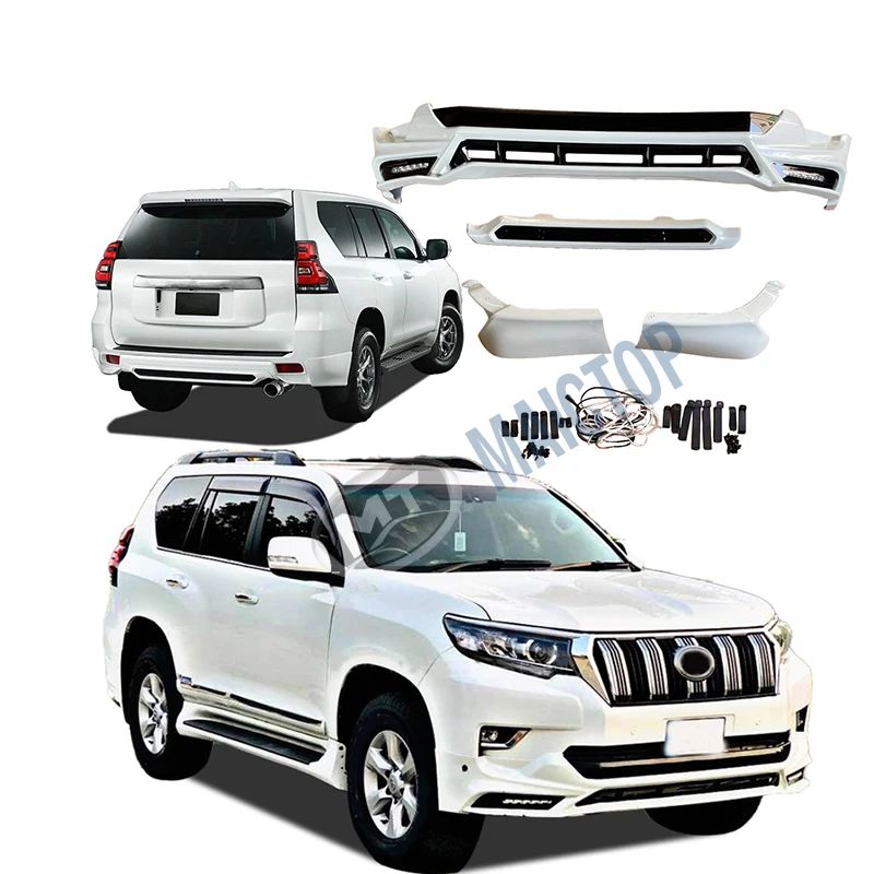 

MAICTOP car accessories facelift bumper bodykit for land cruiser prado 150 series lc150 fj150 trd style 2018 2019 2020