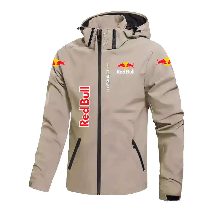 Veste légère à capuche avec Logo Red Bull pour homme, coupe-vent d'extérieur, imperméable, pour alpinisme, moto, équitation, nouvelle collection
