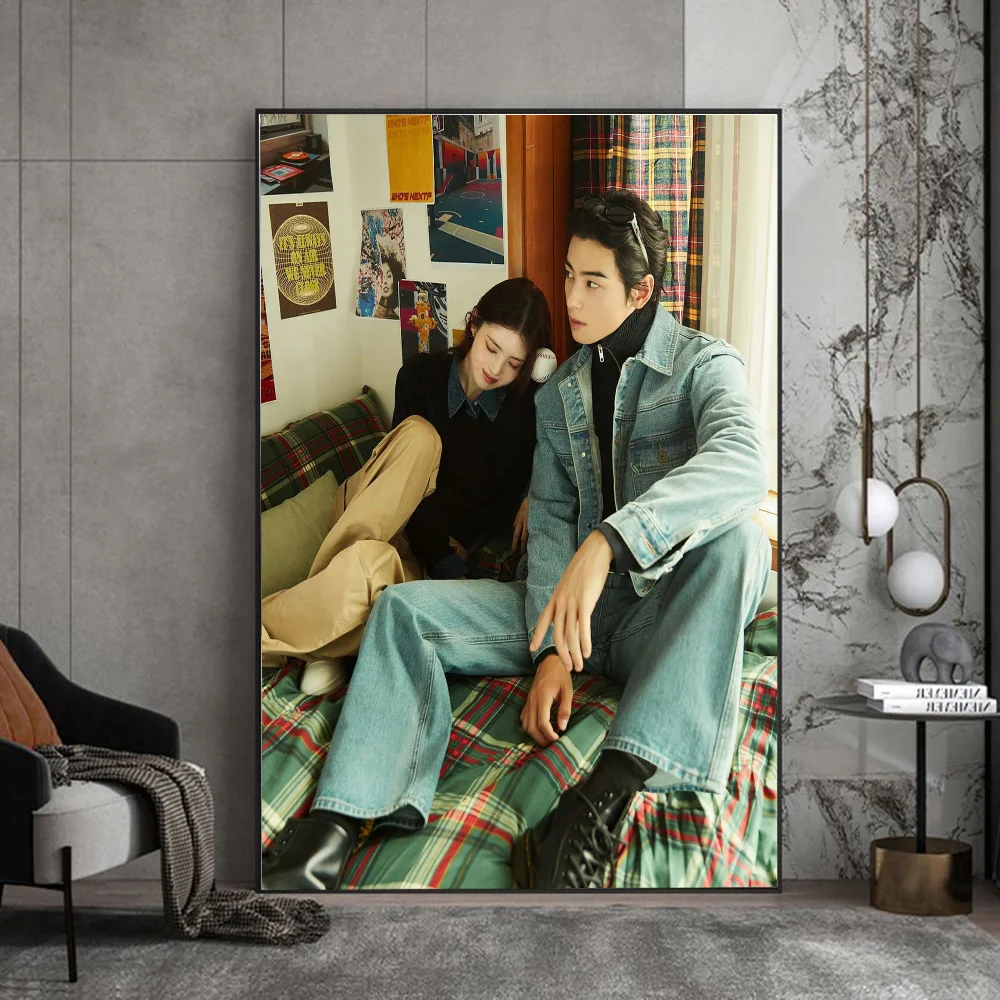 Corea Cha un Woo Classic Movie poster Vintage Room Bar Cafe Decor Nordic Home Decor