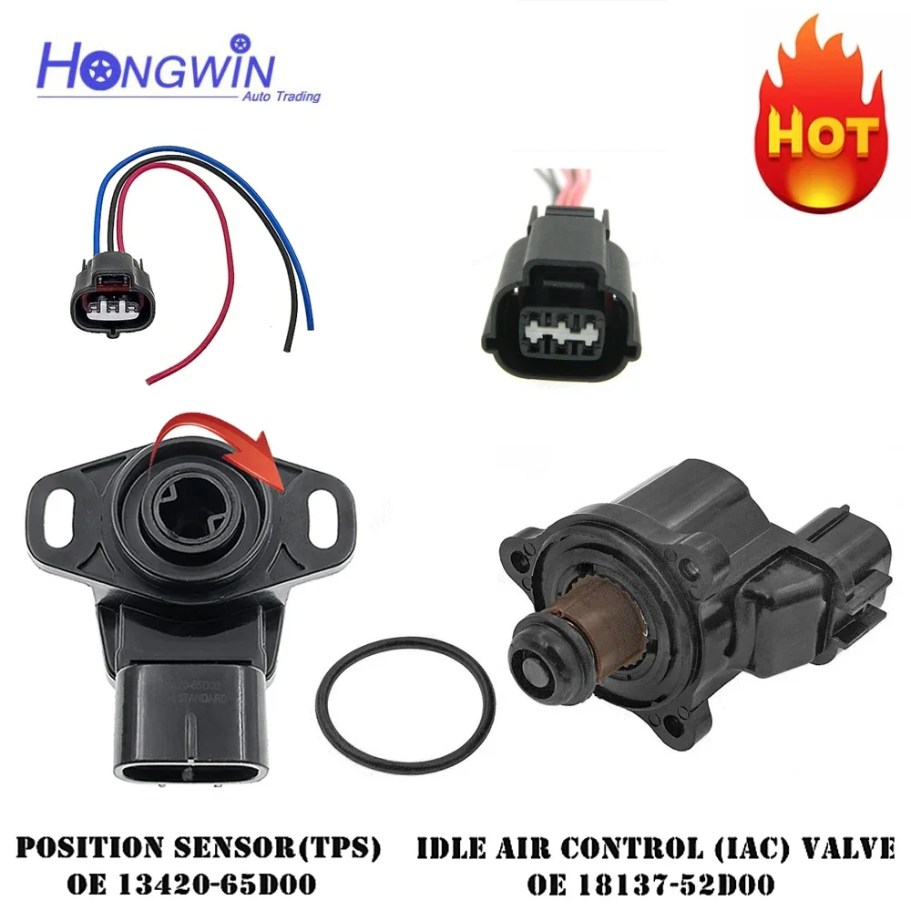 

Idle Air Control Valve & Throttle Position Sensor TPS For Suzuki XL-7 Grand Vitara Chevrolet 18137-52D00 13420-65D00 1342052D00