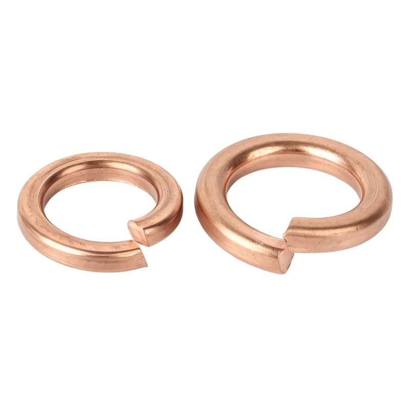 Phosphor Bronze Single Coil Spring Lock Washer M2 M2.5 M3 M4 M5 M6 M8 M10 M12 M14 M16 M18M20 Copper Anti-Loose Split Gasket GB93