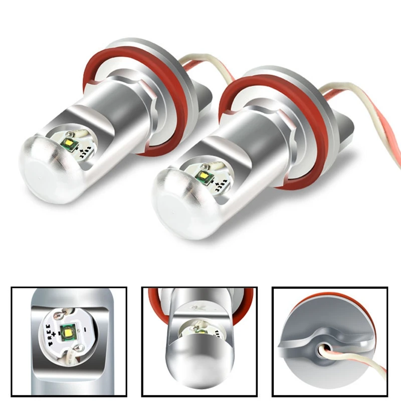 

Лампа для фар H8 6000K светодиодный светодиодные лампы с ангельскими глазками Canbus для-BMW E60 E61 E63 X5 E70 X6 E71 E90 E91 E92 E93 M3 E89 E82 E87