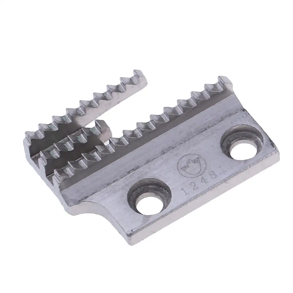Flat Bed Sewing Machine Feed Dog Iron Sewing Machine Part 13 Teeth Replacement for Industrial Lockstitch Flat Bed Sewing Machine Feed Dog Iron Sewing Machine Part 13 Teeth Replacement for Industrial Lockstitch