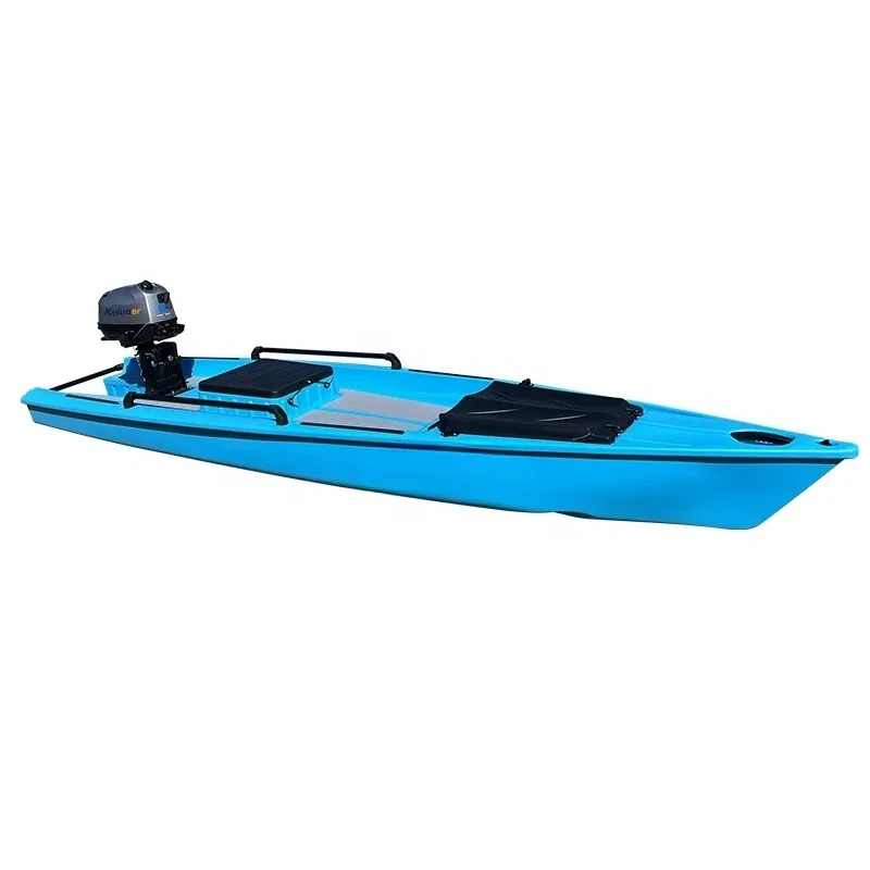 

Kayak Pedal Drive Solo Skiff Boats Fishing Canoe with Electric Motor for Sale