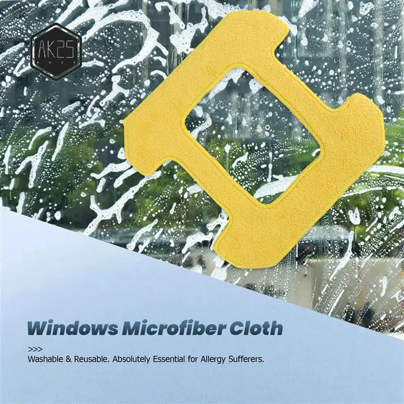 

AK25-10 шт. подушечки для швабры для Hobot 298, аксессуары для робота для мытья окон, тряпка из микрофибры, влажная уборка + сухая