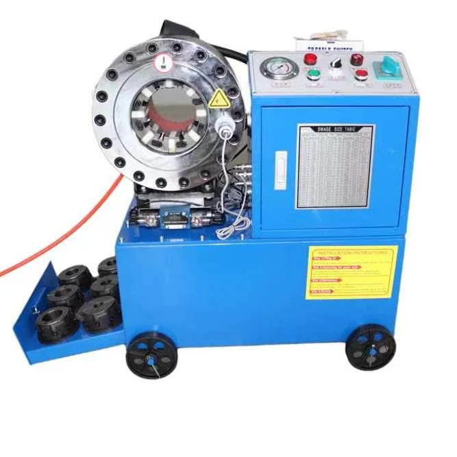 

Rubber Hoses Pipe Fittings Auto Brake Hose Pressing Machine Prensadora De Manguera Hydraulica Hose Crimping Machine for Sale