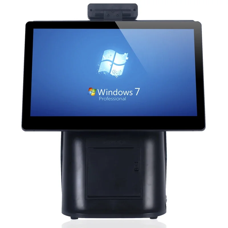 

15.6 inch pos system with j1900 cpu i3 i5 optional windows pos terminal pos system cash register