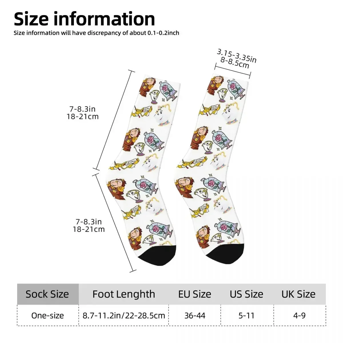 Chaussettes longues Harajuku toutes saisons pour hommes et femmes, bas super doux, accessoires de beauté, cadeau d'anniversaire