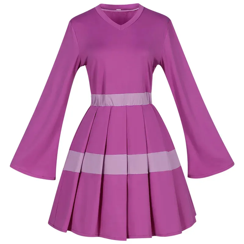 Purple Pleated Dres… - image