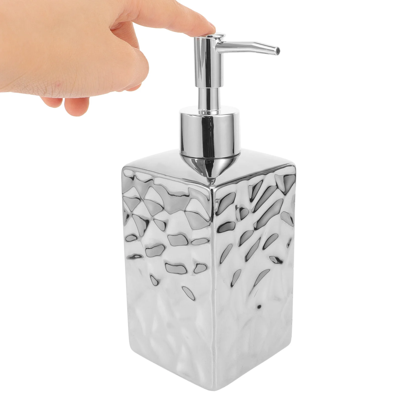 

Керамический насос, бутылка для лосьона, кованая текстура, многоразовый пресс-дозатор для шампуня, мыла, кондиционера, бутылка для лосьона с насосом