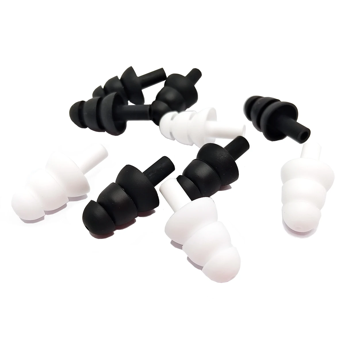 10pcs Swimming Earplugs Boxed Swim Ear Plugs Soft Adults Silicone Swimming Earplugs Swim Ear Protectors Waterproof Anti Noise