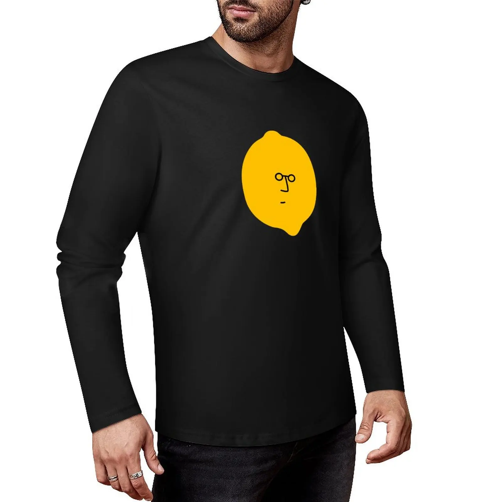 

John Lemon Long T-Shirt tops black t shirts mens plain t shirts