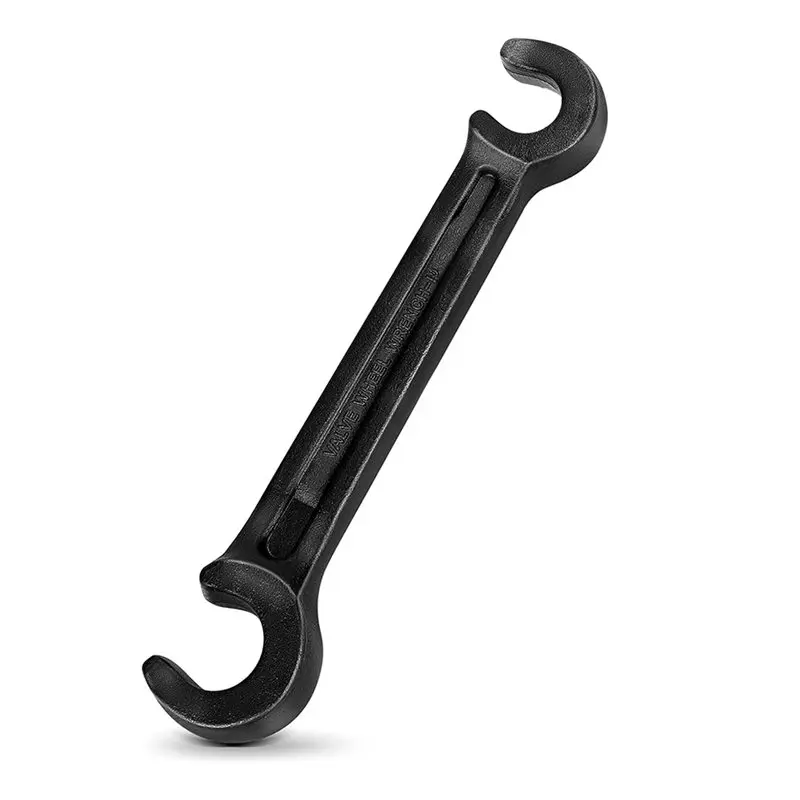 2X Double Ended Valve Wheel Wrench Cast Steel Hand Valve Wheels Wrench 10Inch Opening Closing Tool (11/16Inch And 1Inch)-A46I