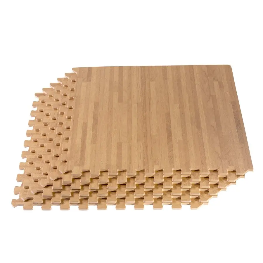 

Floor 3 8 Inch Thick Printed Foam Tiles, Premium Wood Grain Interlocking Foam Floor Mats, AntiFatigue Flooring Stylish Flooring